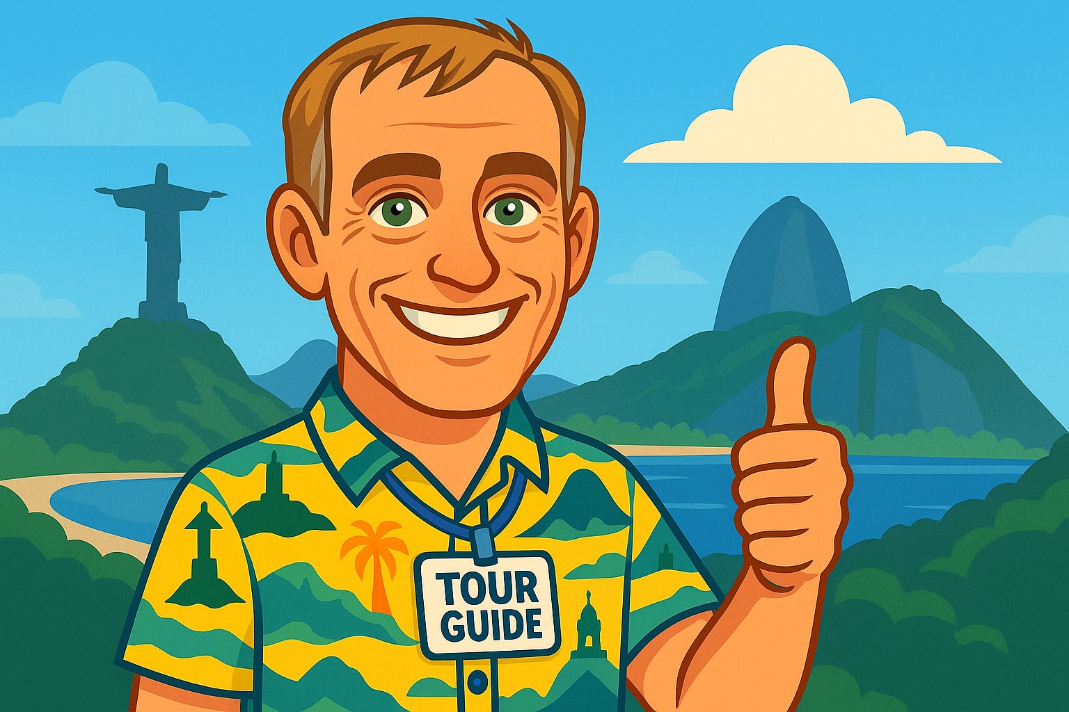 Reiseleiter Frank Düesberg in Rio de Janeiro